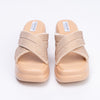 Where's My Wine? - Beige Partywear Block Heels