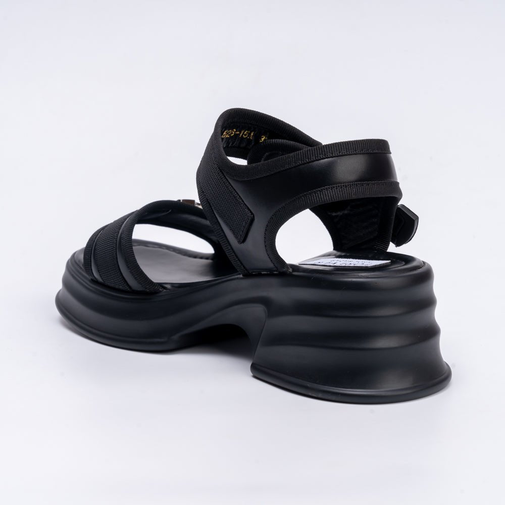 Ferociously Fashionable - Black Casual Sandal - view 5