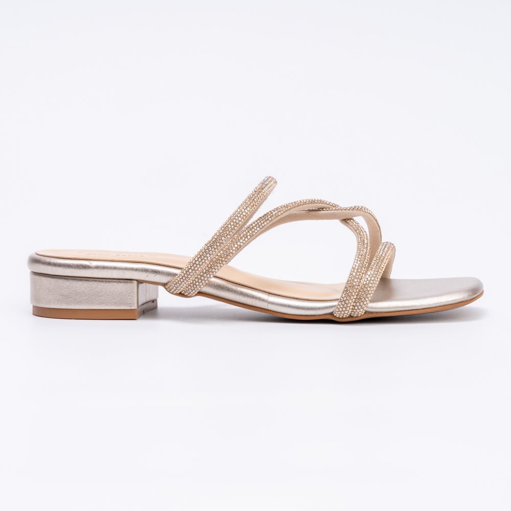 Do You Fancy? - Rhinestone Golden Flats - view 3