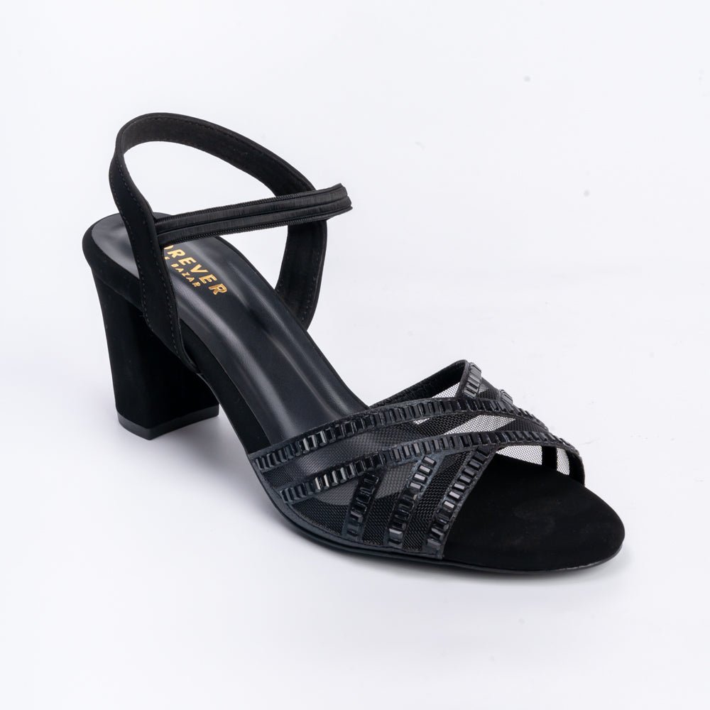 Don't Mess w Me - Black Block Heels - view 3