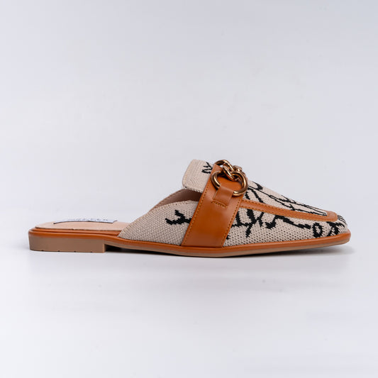 My Subtle Panache - Brown Casual Mules