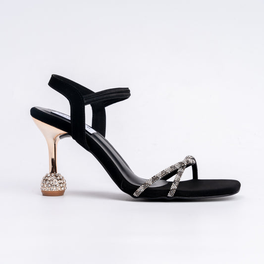 Desirable AF - Black Partywear Heels