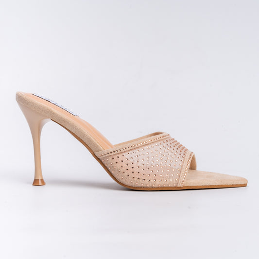 Hotter Than The Sun - Beige Party Heels