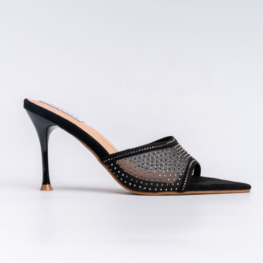 Hotter Than The Sun - Black Party Heels