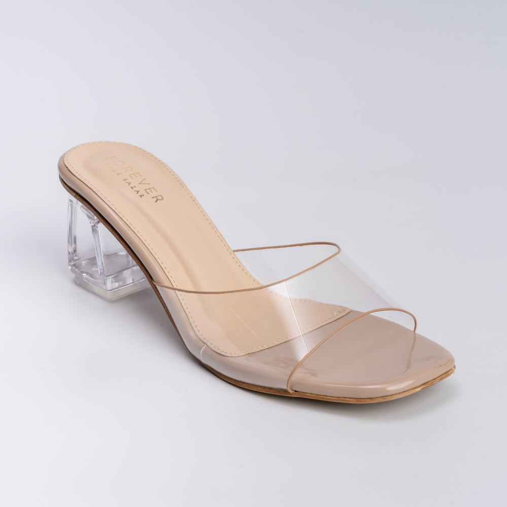 Sipping Tequila - Nude Casual Heels - view 3