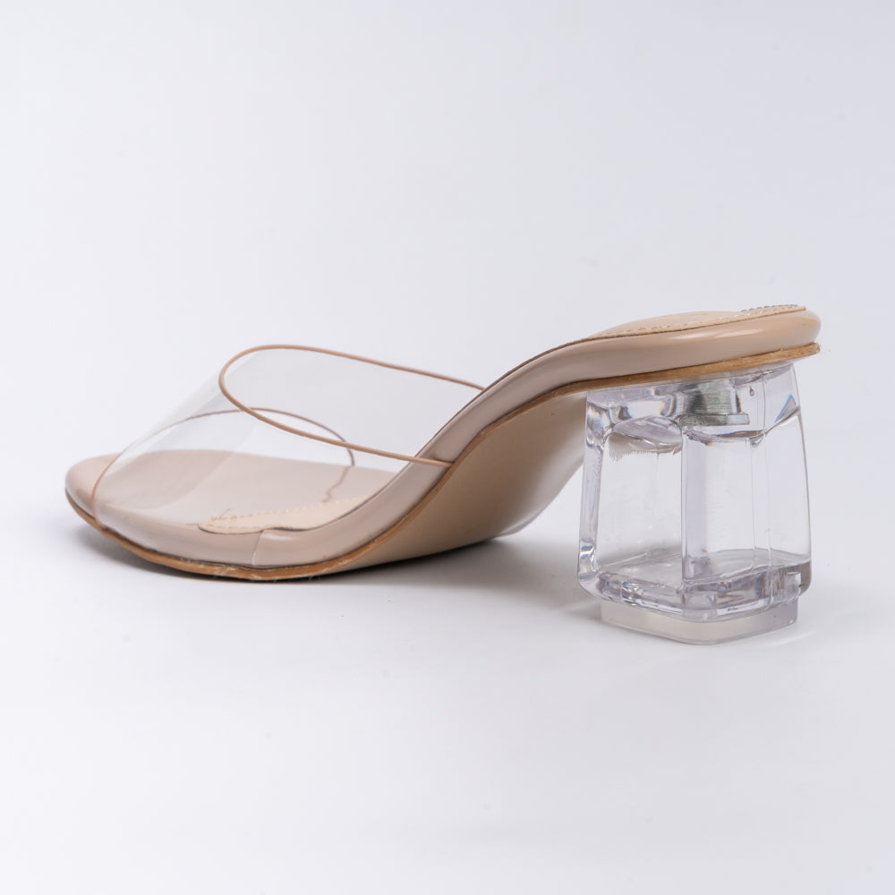 Sipping Tequila - Nude Casual Heels - view 4