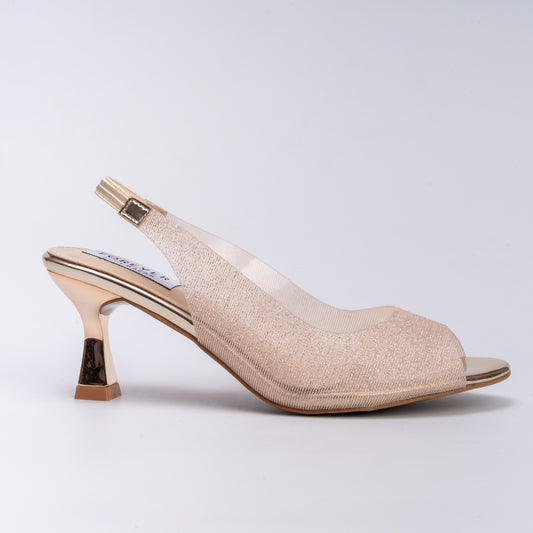 STFUB! - Gold Party Heels