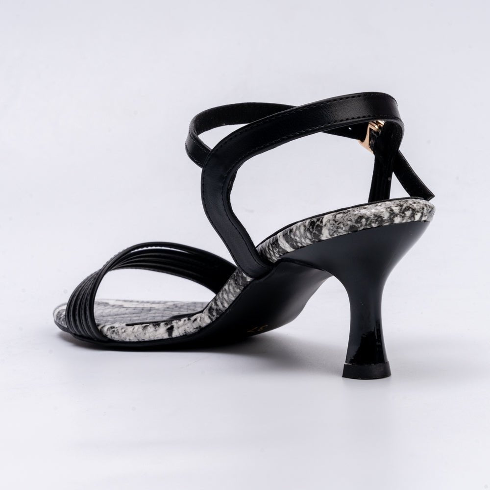 Venom Kiss - Black Edgy Heels - view 4
