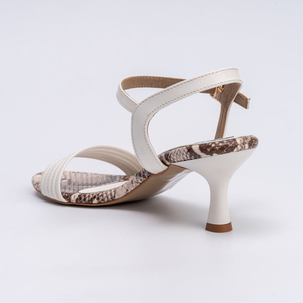 Venom Kiss - White Edgy Heels - view 4