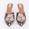 Bitch I Steal The Show - Grey Partywear Pencil Heels