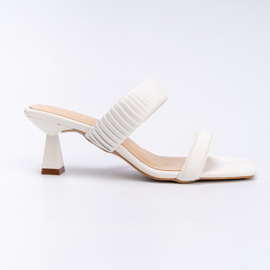 I'm Just a Girl - White Casual Heels
