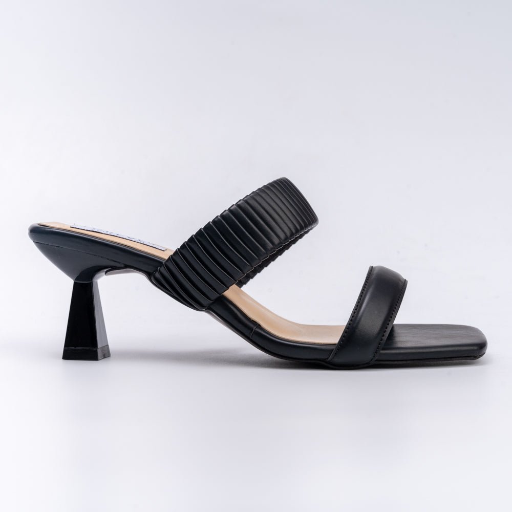 I'm Just a Girl - Black Casual Heels - view 3