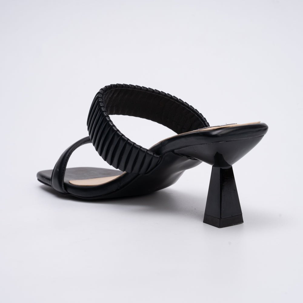I'm Just a Girl - Black Casual Heels - view 5