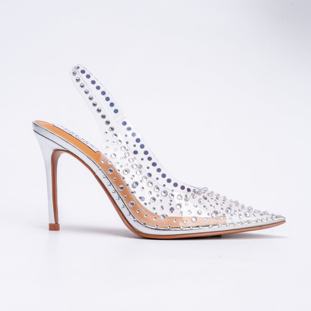 Sexy Cindrella - Silver Party Heels - view 2