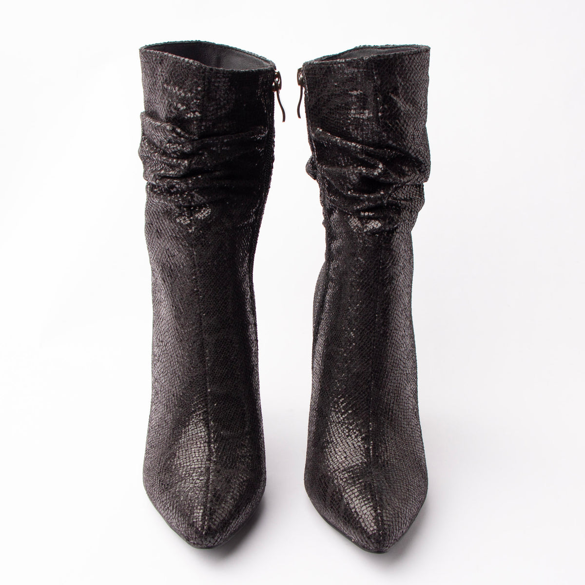 Cobra Charm - Black Snakeskin Boots - view 5