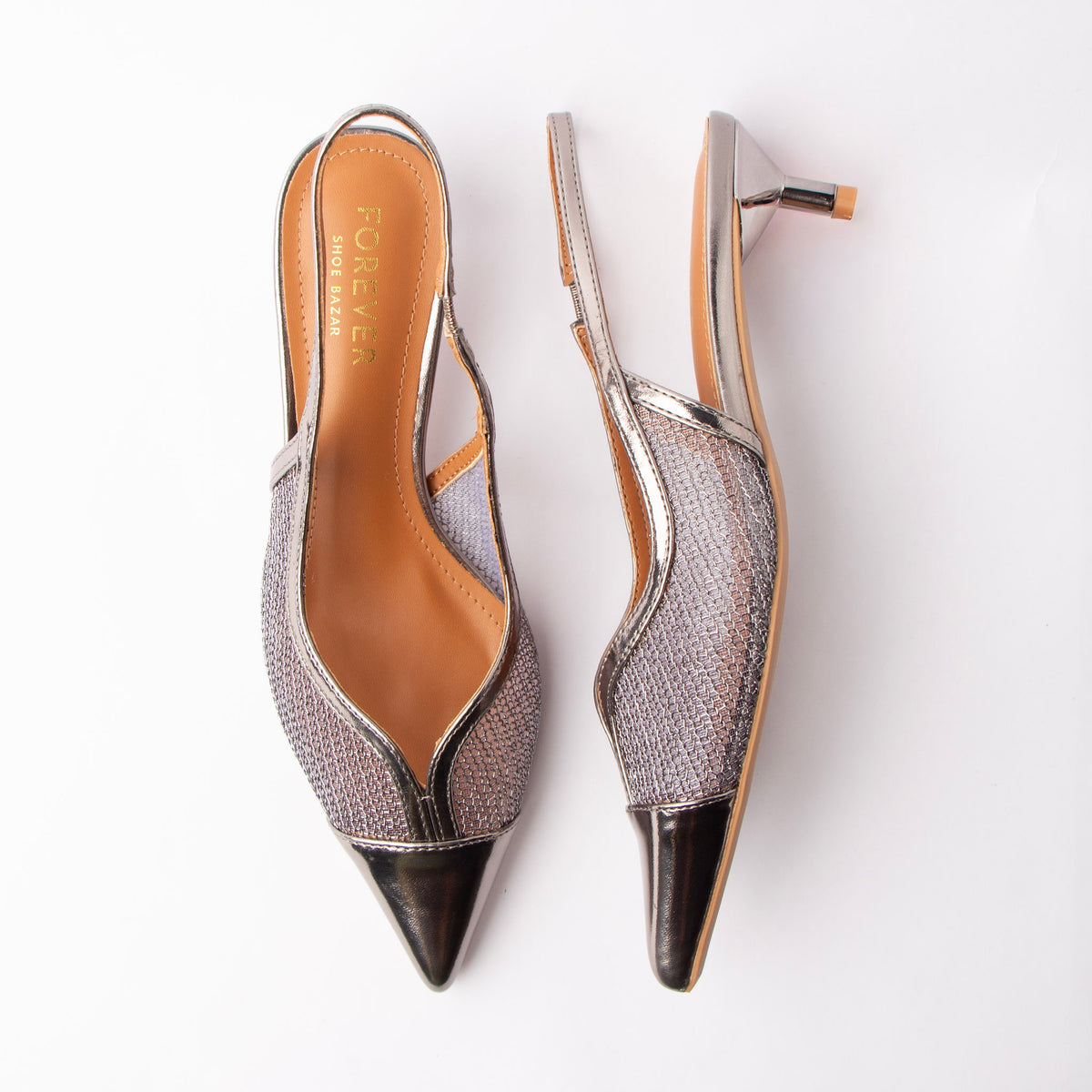 The Tinsel Toe Gun Metal frame 1