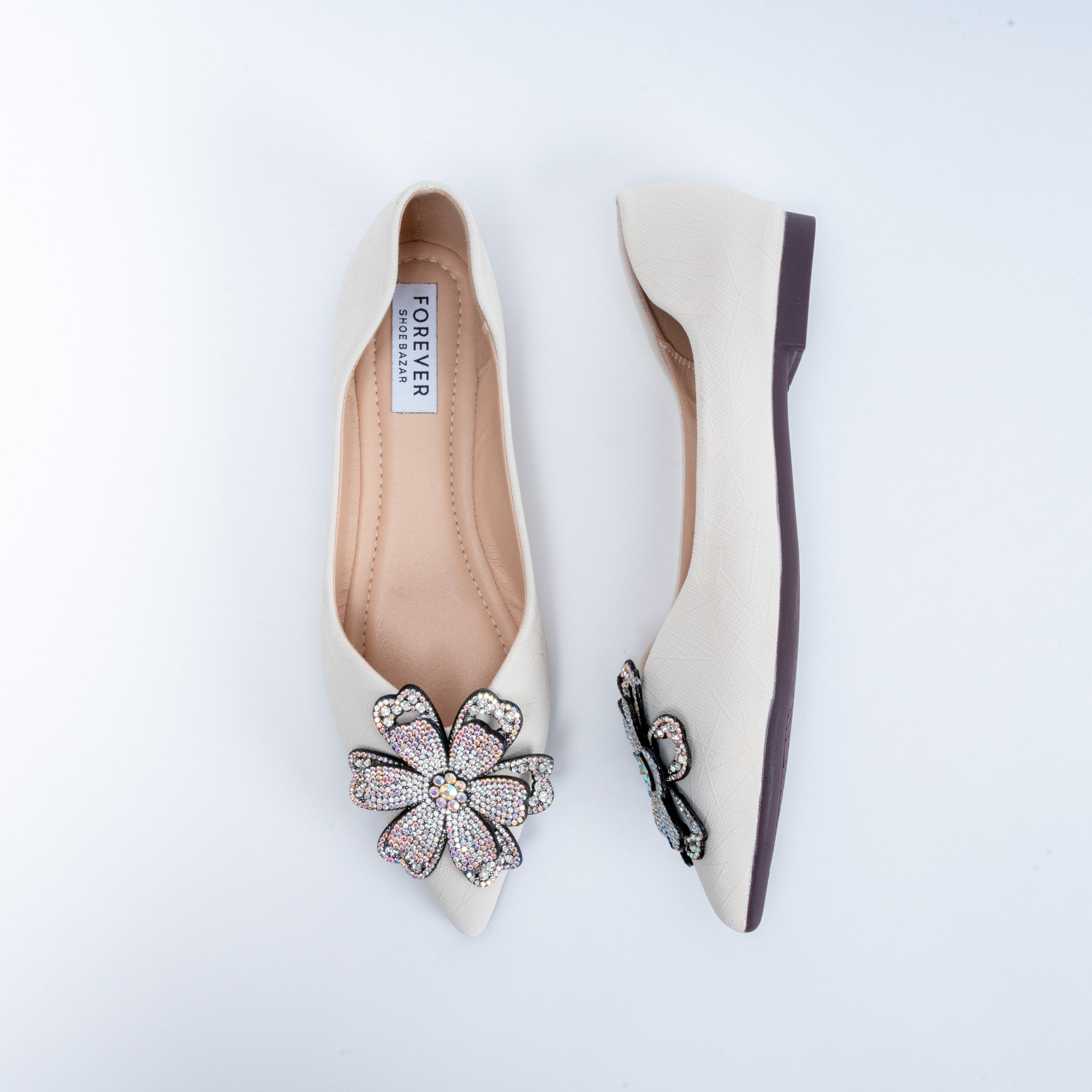 No Flowers Given! - White Partywear Bellies - view 5