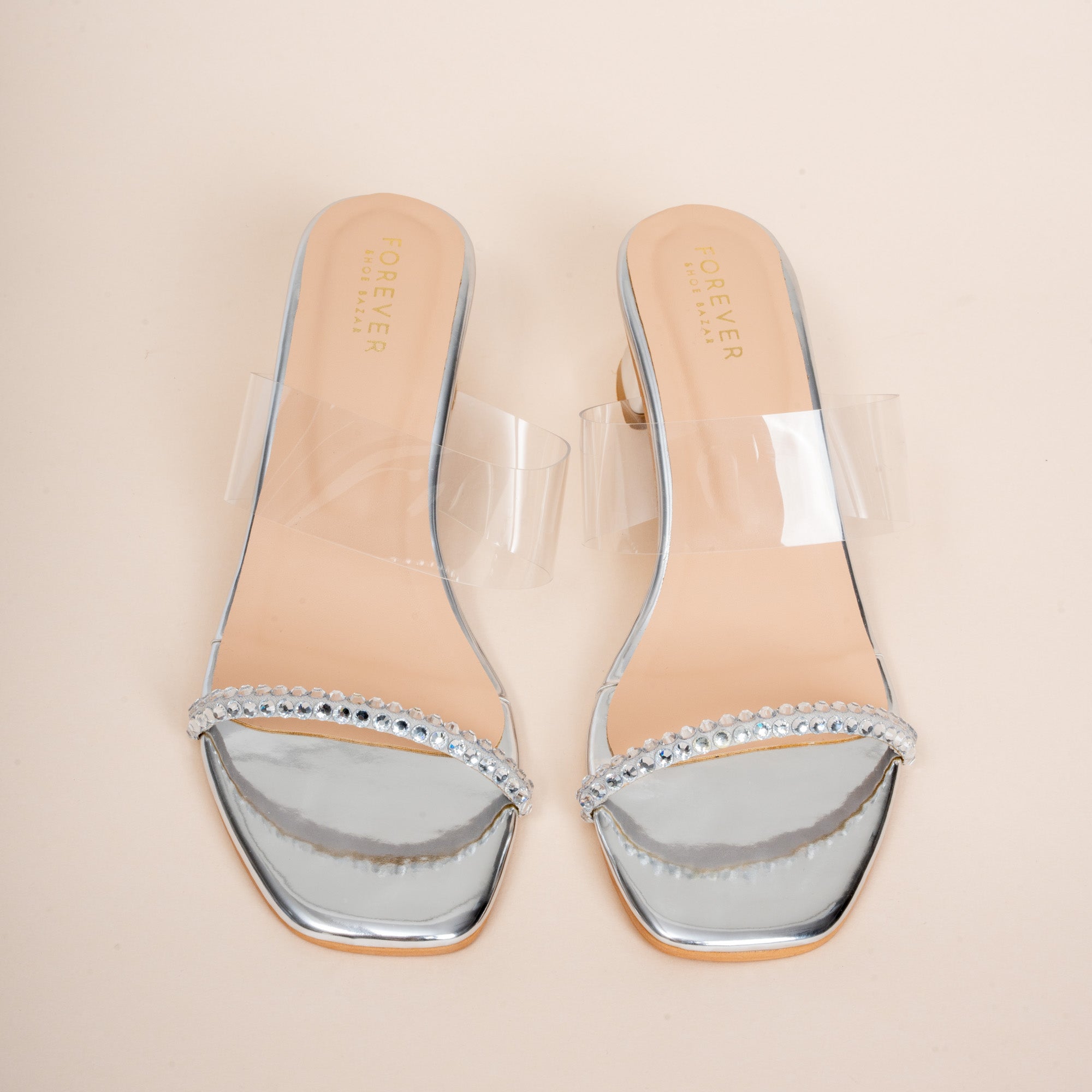 It’s A Pawrry! - Silver Partywear Heels - view 5