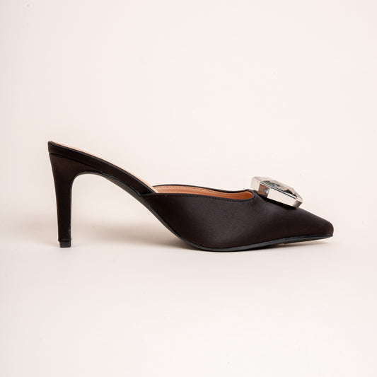 Live The Night - Black Partywear Pencil Heels