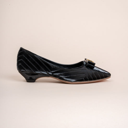 For The Easy Hours - Black Comfy Ballerina