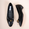 For The Easy Hours - Black Comfy Ballerina