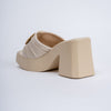 High Standards - Beige Block Heels