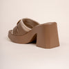 High Standards - Brown Block Heels