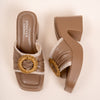 High Standards - Brown Block Heels