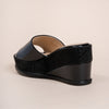 Never Late For Coffee - Black Everyday Wedges