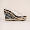 Elevate The Basics - Black Transparent Wedges