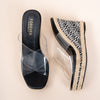 Elevate The Basics - Black Transparent Wedges