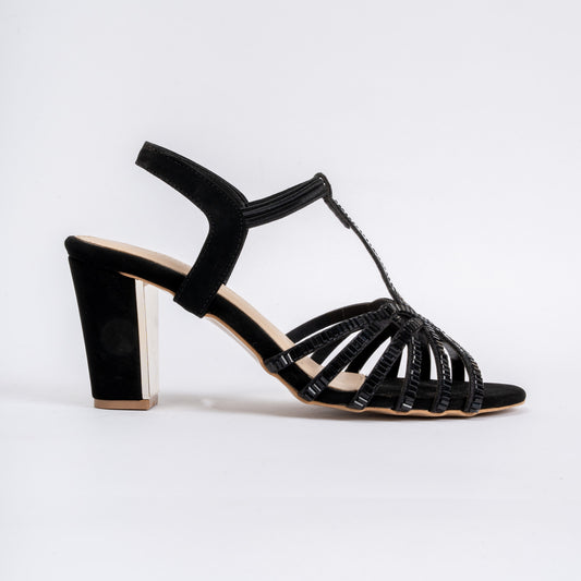 Hold My Beer - Black Partywear Heels