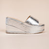 Shimmer Star - Silver Partywear Wedges