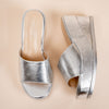 Shimmer Star - Silver Partywear Wedges