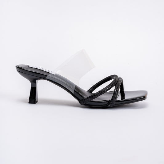 Go Shawty - Black Kitten Heels