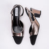 Cosmic Charisma - Black & Silver Partywear Block Heels