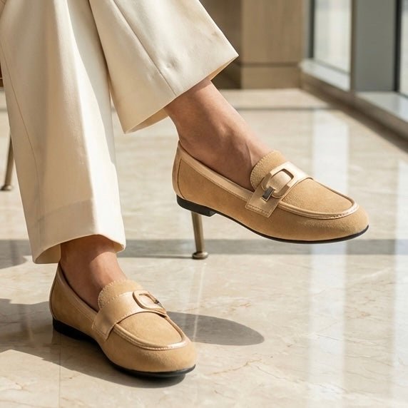 Vanilla Stride - Beige Loafers