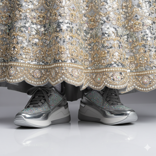 Stardust Kicks - Silver Sneaker