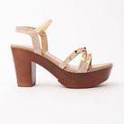 The Studded Croc - Beige — view 5