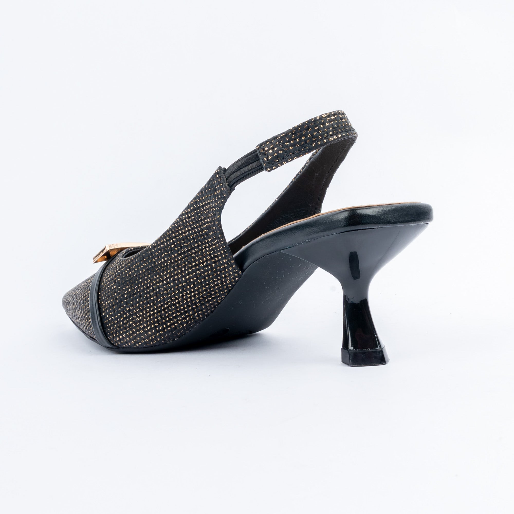 The Woven Buckle - Black — view 5