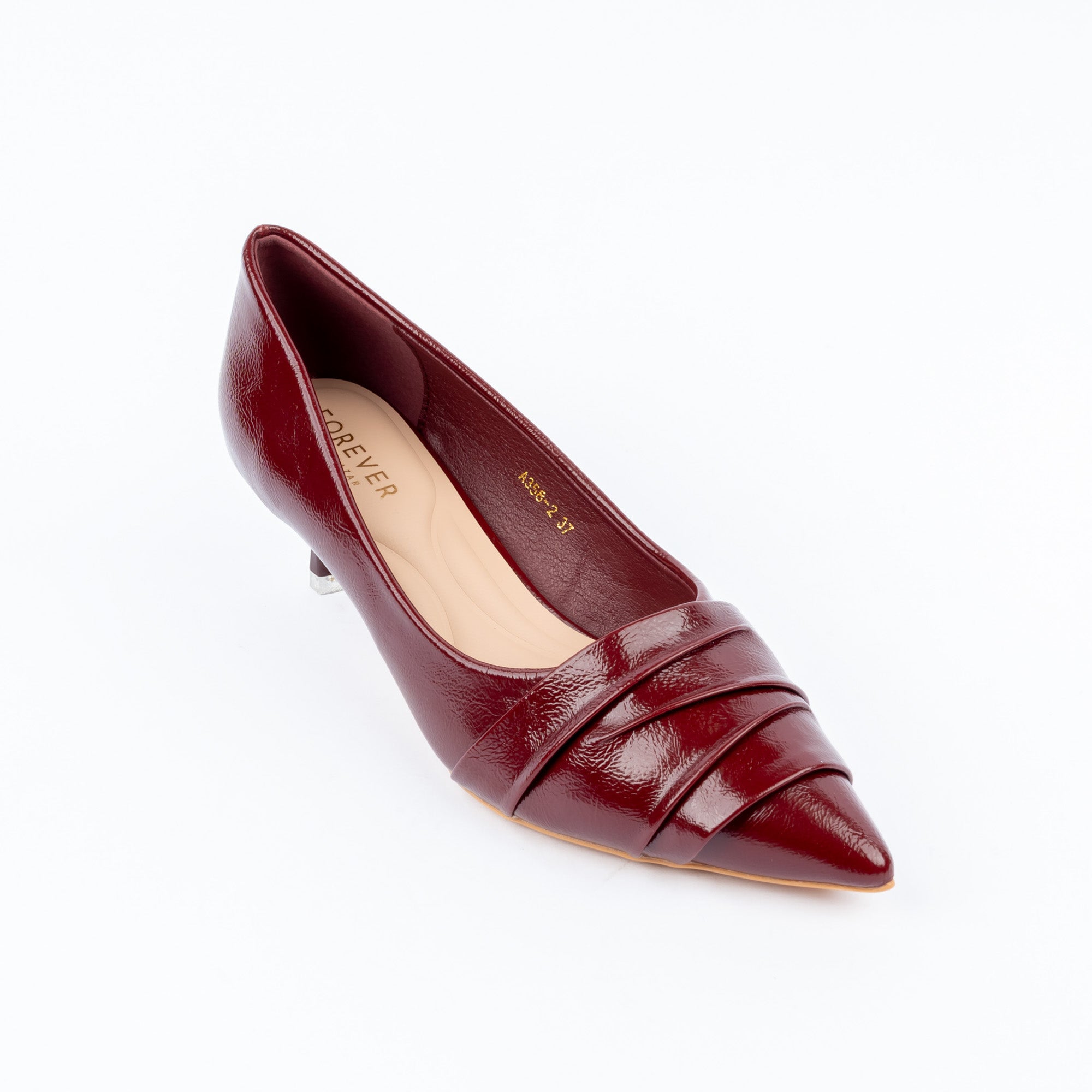 Maroon pumps for women – Forever Shoe Bazar