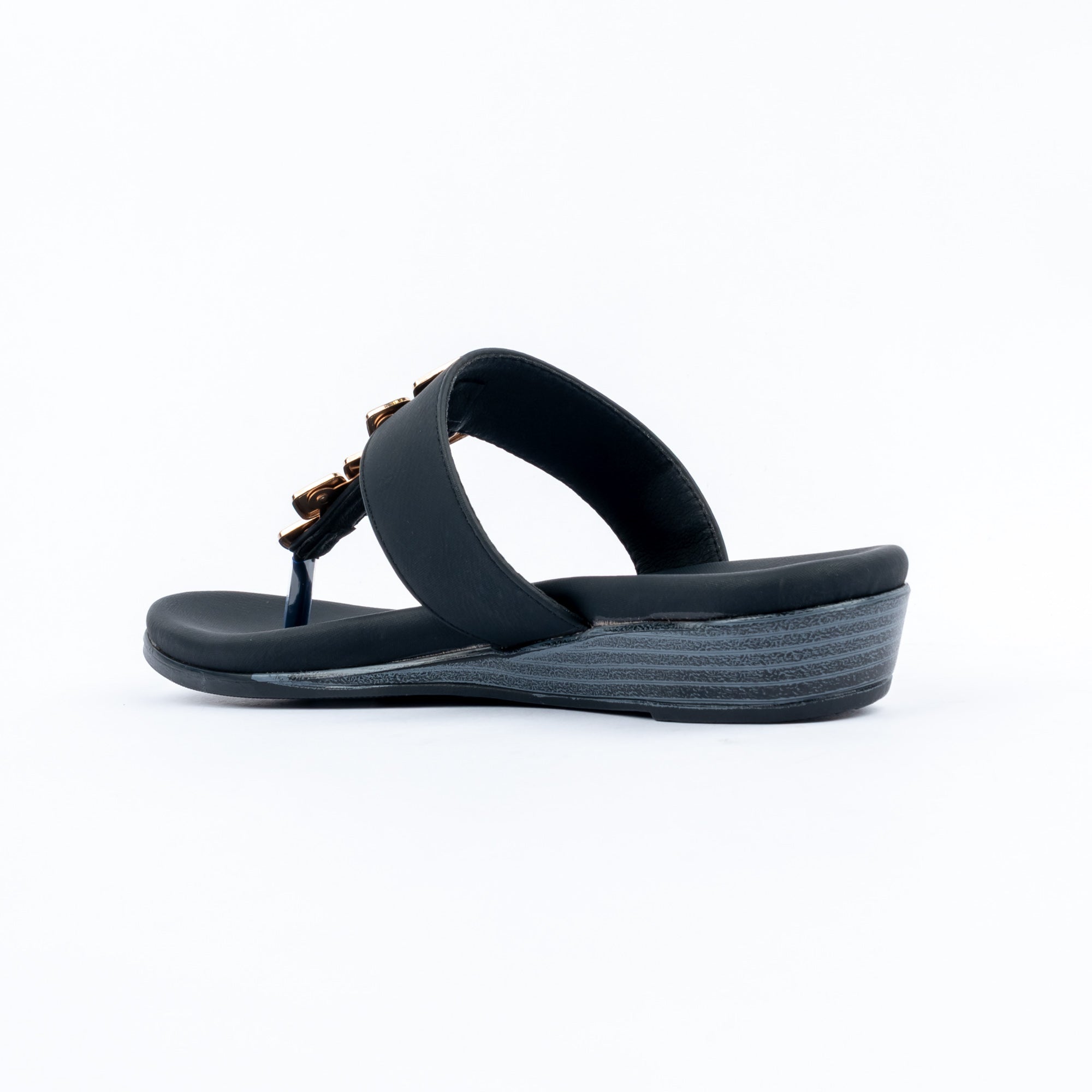 The Stud Muffin - Black Flats — view 5