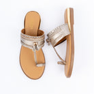 Gold metallic ballet flats for women – Forever Shoe Bazar