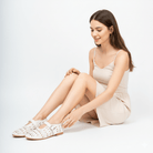 The Breeze - White Flat Ballerinas