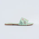 Sea Green sequin ballet flats for women – Forever Shoe Bazar