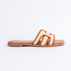 Tan whipstitch ballet flats for women – Forever Shoe Bazar
