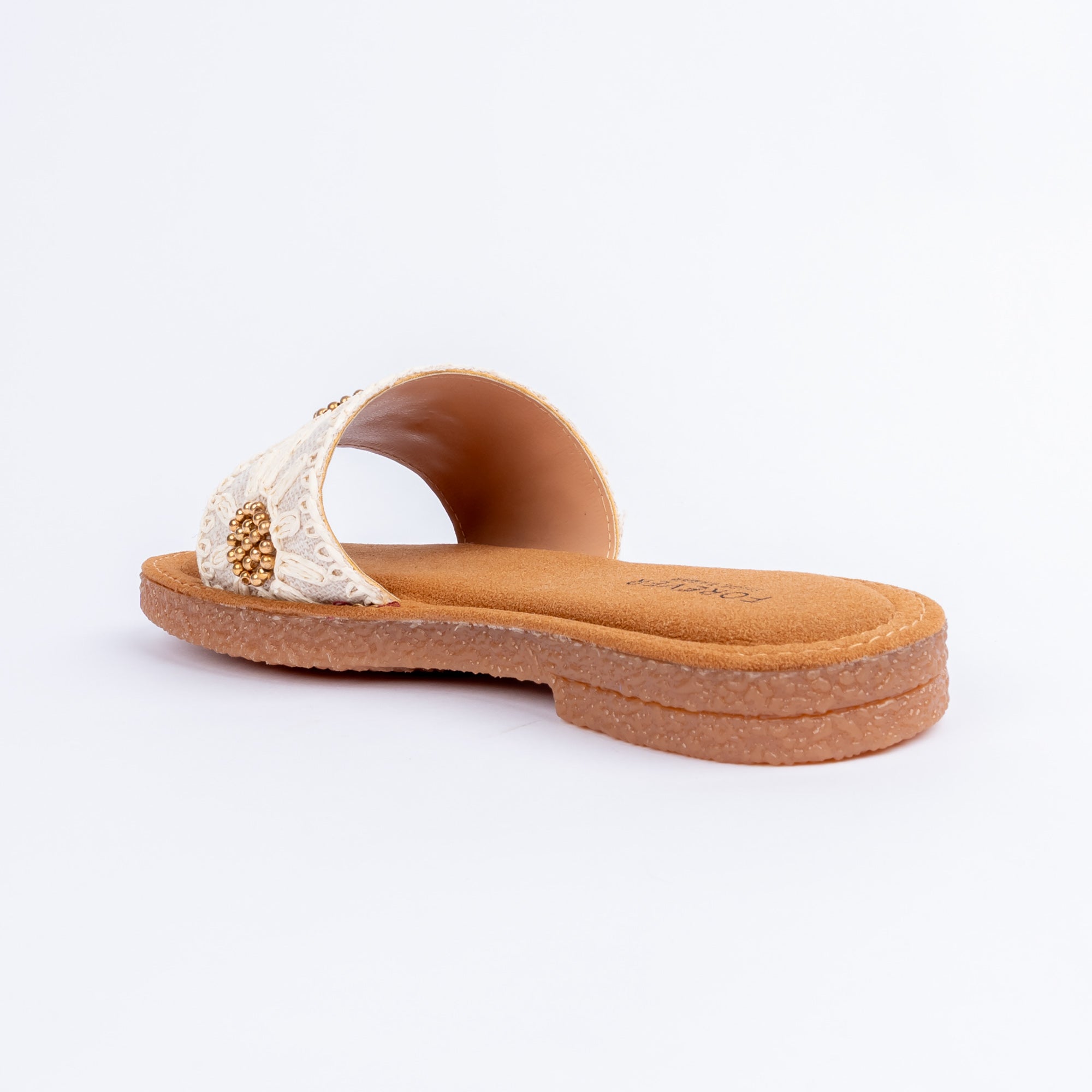 The Daisy Chain - Beige Flats — view 5