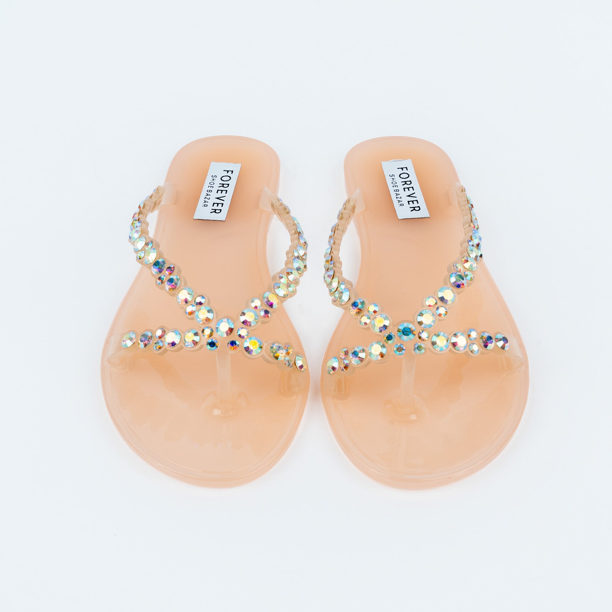 Beige flat sandals for women – Forever Shoe Bazar