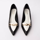 Black chain link pumps for women – Forever Shoe Bazar