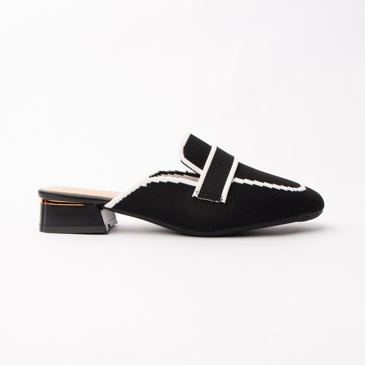 The Knit Mule - Black — view 5
